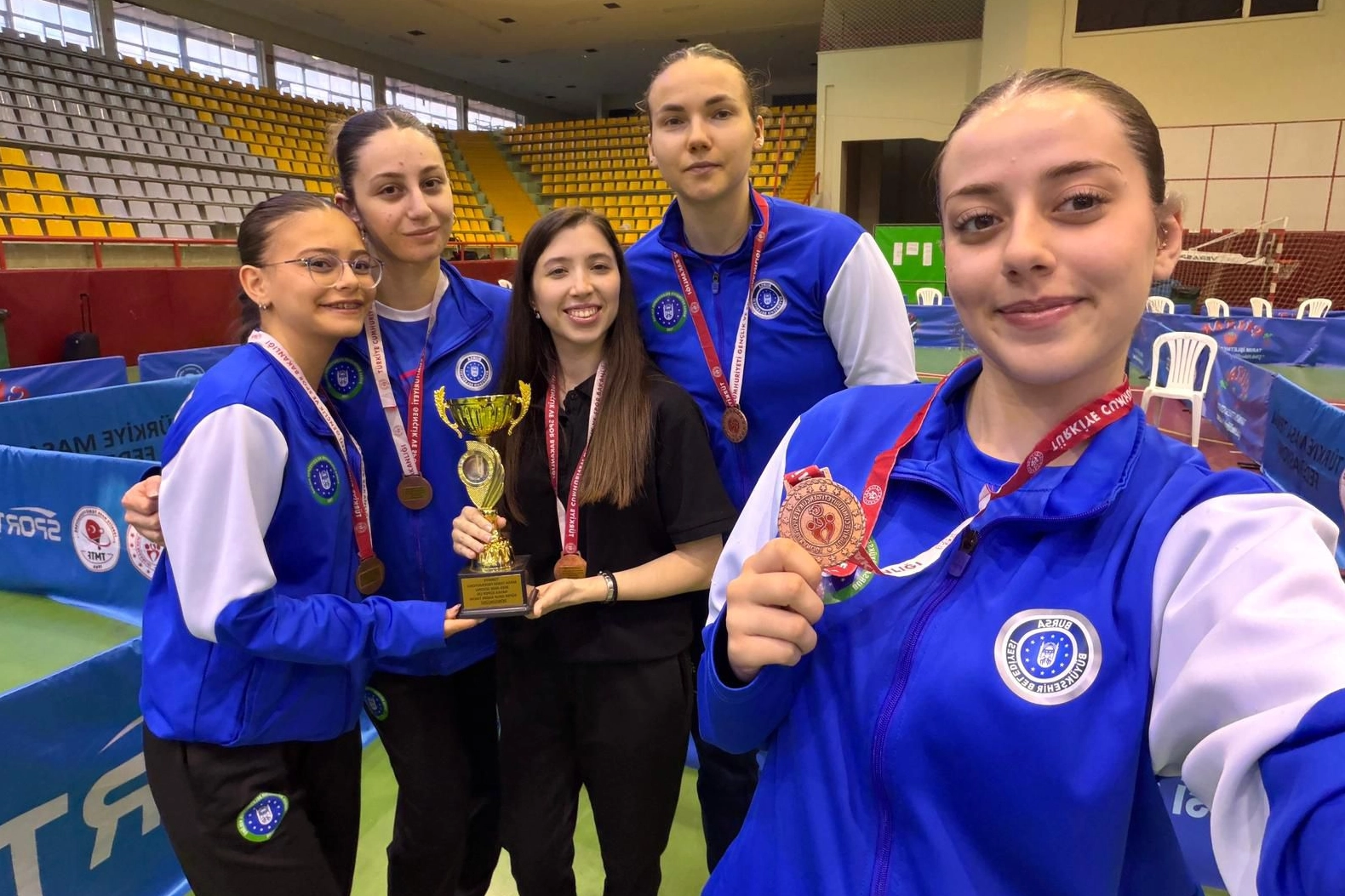 Bursa Büyükşehir Belediyespor Masa Tenisi Takımı Sezonu 4. Sırada Tamamladı