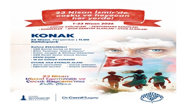 İzmir'de 23 Nisan Coşkusu Kültürpark'ta 25'ten Fazla Atölye ile Taçlanacak
