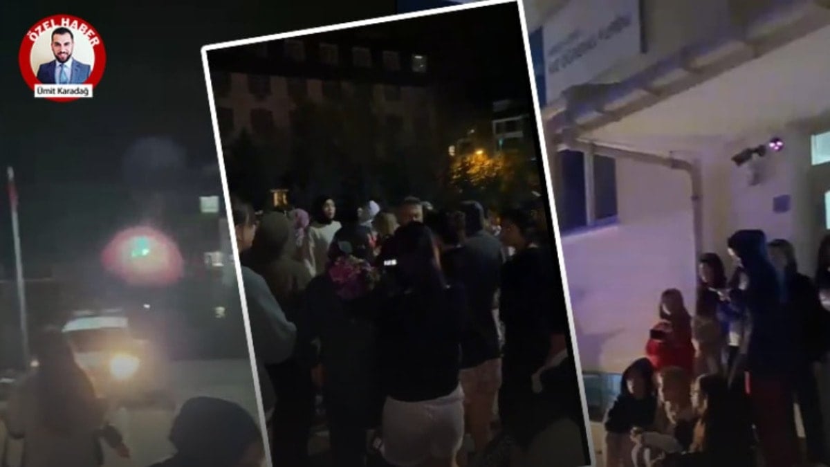 Konya'da KYK Kız Yurdu'na Gece Giren Erkek Öğrenci Panik Yarattı