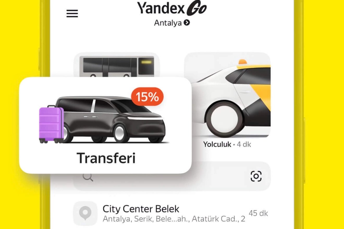 Antalya'da Ulaşım Devrimi: Yandex Go Transfer Hizmeti 7 Gün Önceden Planlama İmkanı Sunuyor