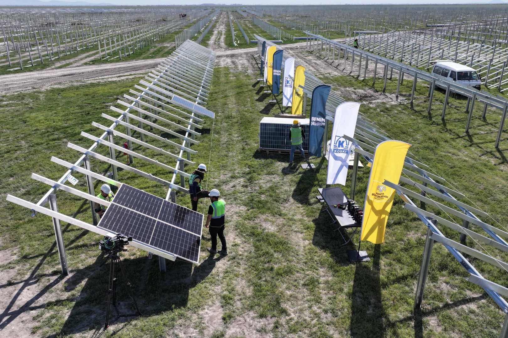Konya'da 70 MW'lık Dev Güneş Santrali İçin Start Verildi: 60 Milyon Dolarlık Yatırım