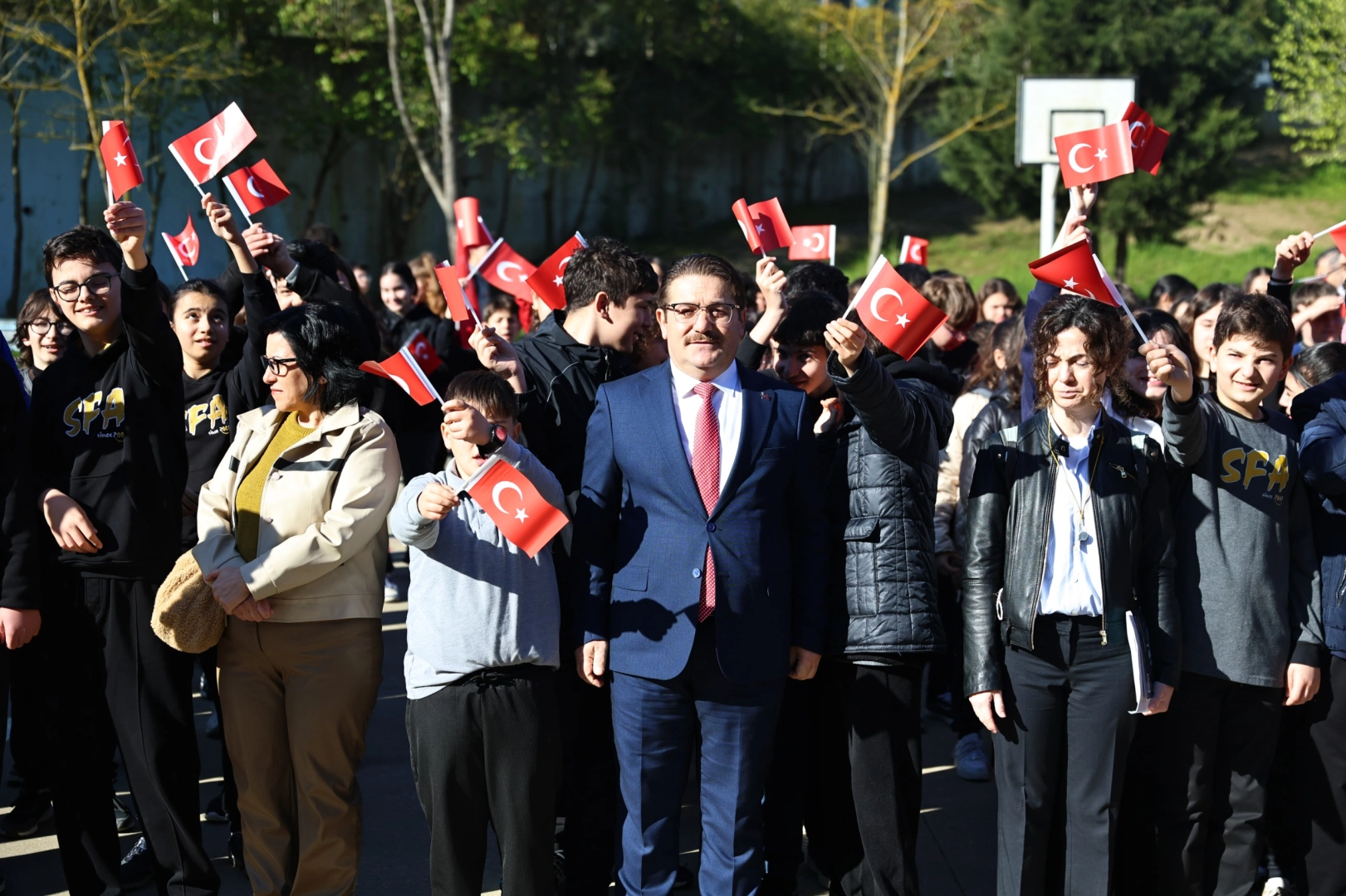 Sakarya'da Öğrenciler Milli Değerlerle Buluştu: Bakırtaş Okul Ziyaretinde