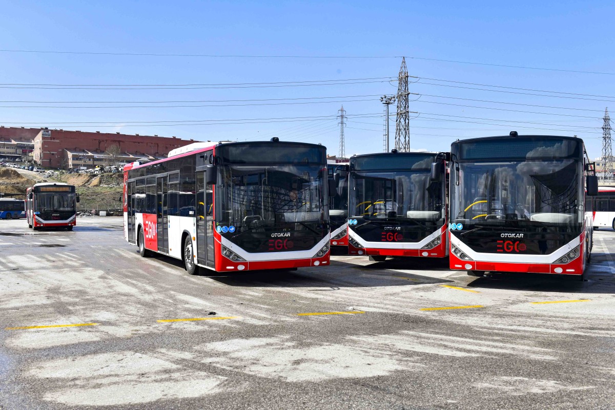 Ankara'ya 16 Yeni Otobüs: EGO Filosu 1954 Araca Ulaştı