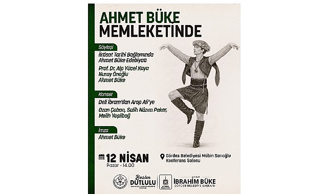 Ahmet Büke, 11-12 Nisan'da Manisa'da Okurlarıyla Buluşacak