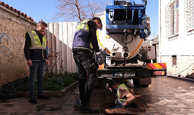 ASAT, Kaleiçi'nde 10 Kilometrelik Kanalizasyon Hattını Temizledi
