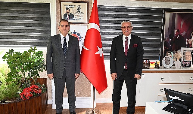 ATSO Başkanı Hacısüleyman, Kemer'de Başkan Topaloğlu ile Görüştü