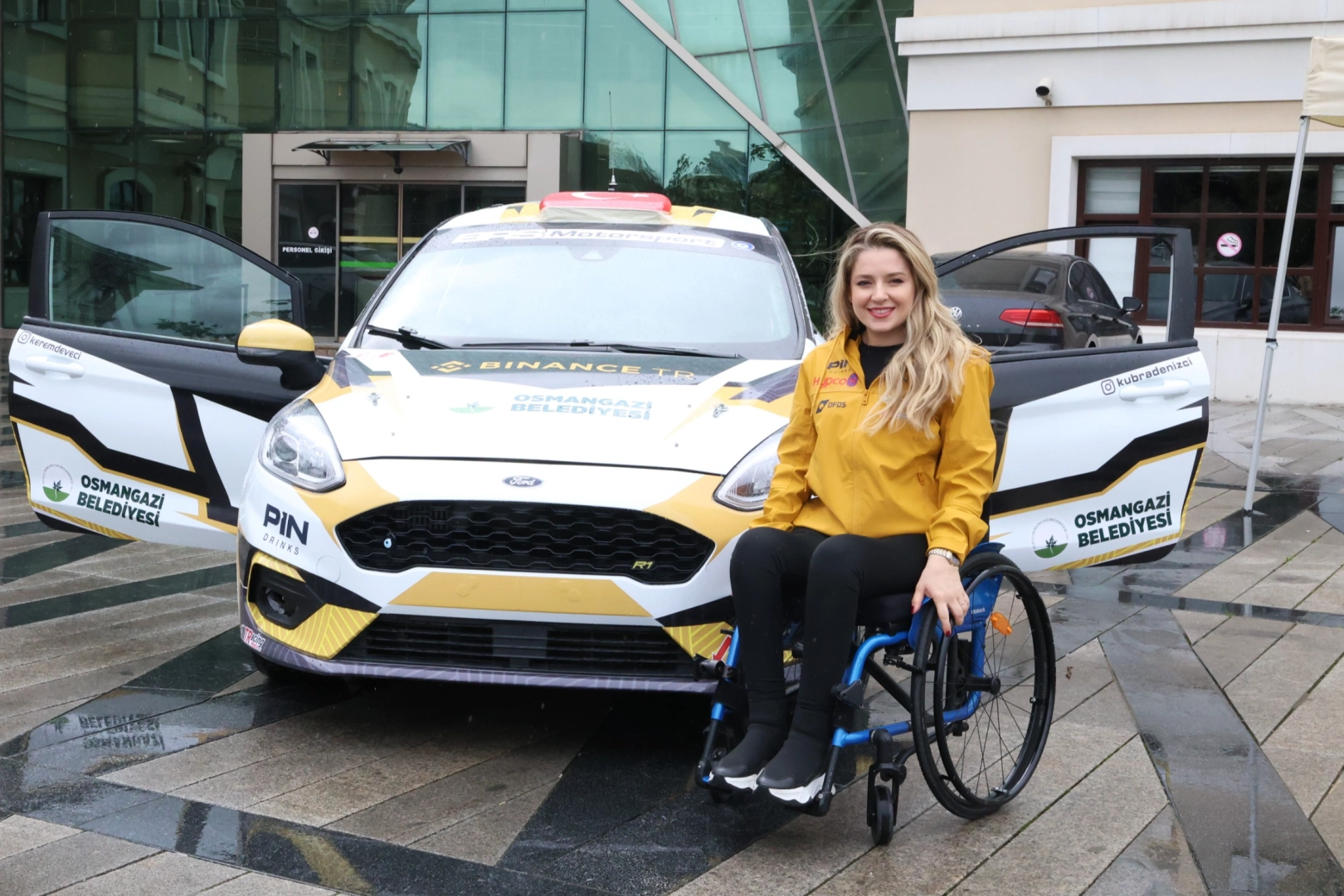 Şampiyon Pilot Kübra Denizci Keskin, 2026 Ralli Sezonuna Osmangazi'den Start Verdi