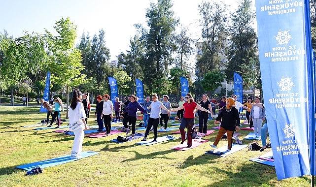 Başkan Çerçioğlu'nun Öncülüğünde Aydın'da Sağlıklı Yaşam ve Yoga Etkinlikleri Büyük İlgi Görüyor