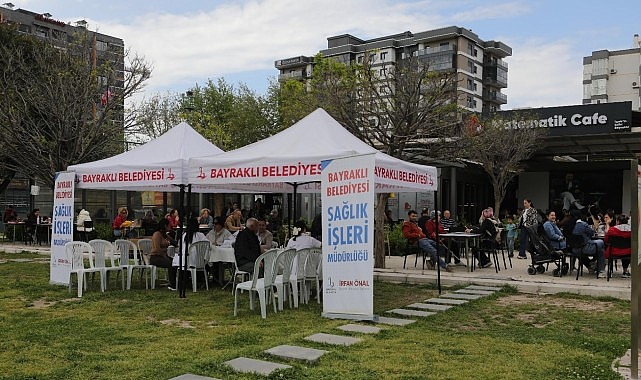Bayraklı'da Sağlık Haftası'nda Yüzlerce Kişiye Ücretsiz Sağlık Hizmeti