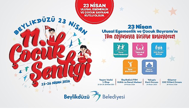 Beylikdüzü'nde 23 Nisan 11. Çocuk Şenliği: 4 Noktada 200 Atölye