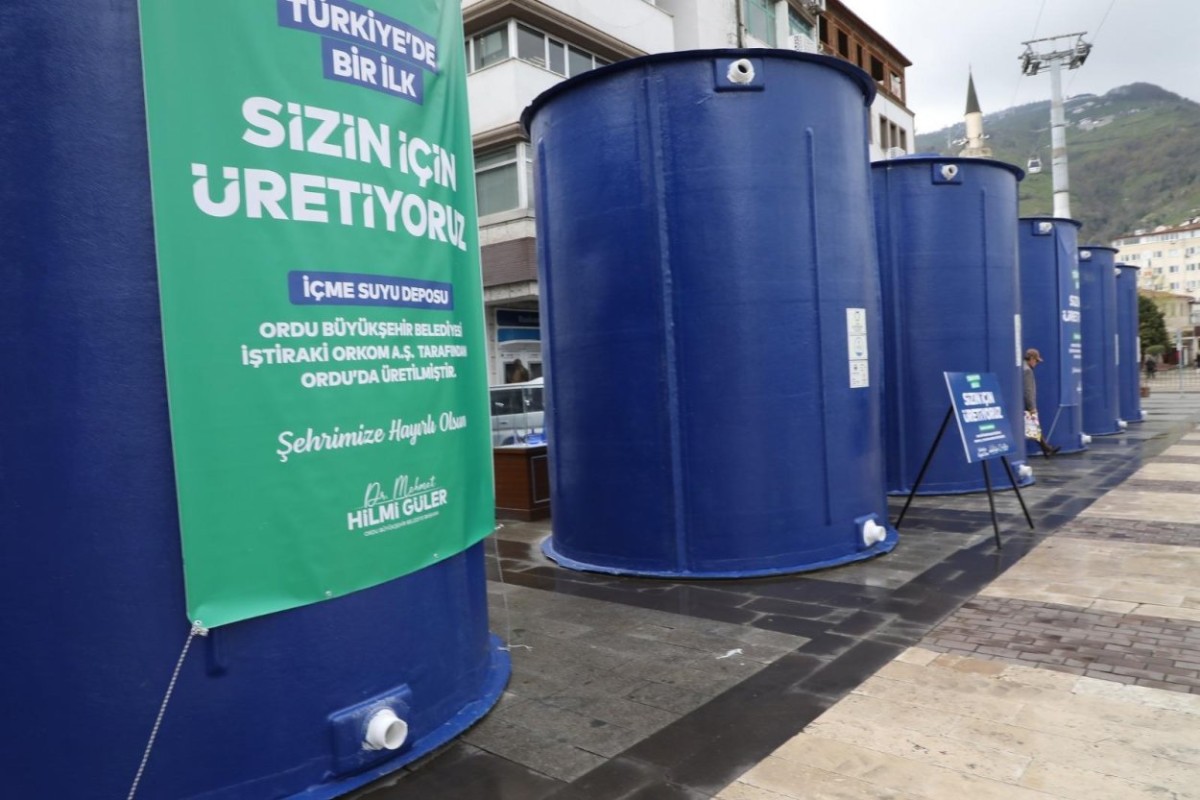 Ordu'da 30 Tonluk Fiberglas Depo Üretimi: 104 Depo ile Kuraklık Tedbiri
