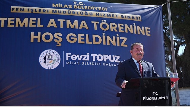 Milas'a 16 Milyon TL'lik Fen İşleri Müdürlüğü Binası Geliyor