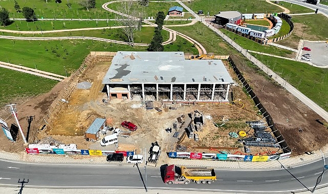 Gebze'de Yeni İtfaiye Binası İnşaatı Yüzde 60 Tamamlandı