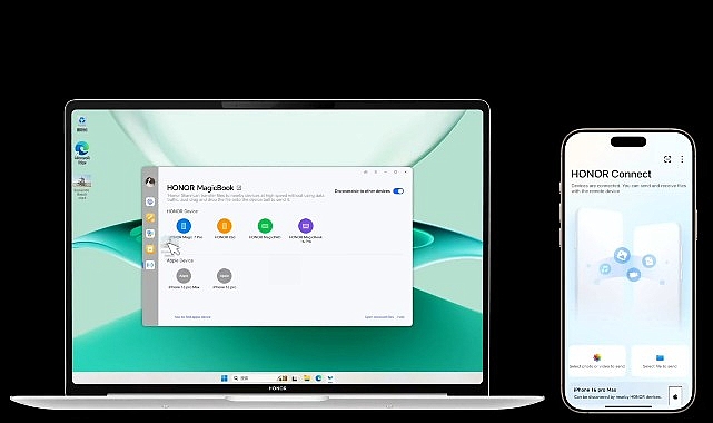 HONOR, İşletim Sistemi Duvarlarını Yıkıyor: MagicRing ile Tek Ekran Deneyimi