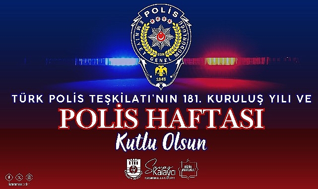 Karaman Belediye Başkanı Kalaycı, Polis Teşkilatı'nın 181. Yılını Kutladı