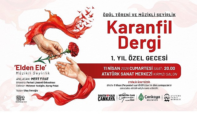 Karanfil Dergi 1. Yılını Kutluyor: Ankara'nın Sanatçılarına Ödül Gecesi