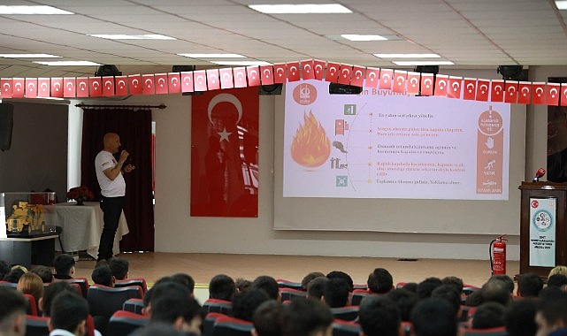 Keçiören'de Lise Öğrencilerine Afet ve Yangın Eğitimi