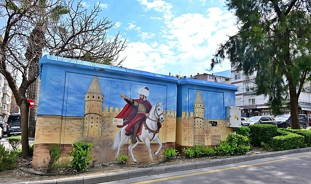 Manisa’da 486. Mesir Festivali Öncesi Sokaklar Dev Mural ve Trafo Sanatıyla Donatıldı