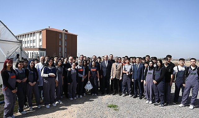 Konya'da Milletvekili Baykan ve Başkan Altay Tarım Lisesi Öğrencileriyle Buluştu