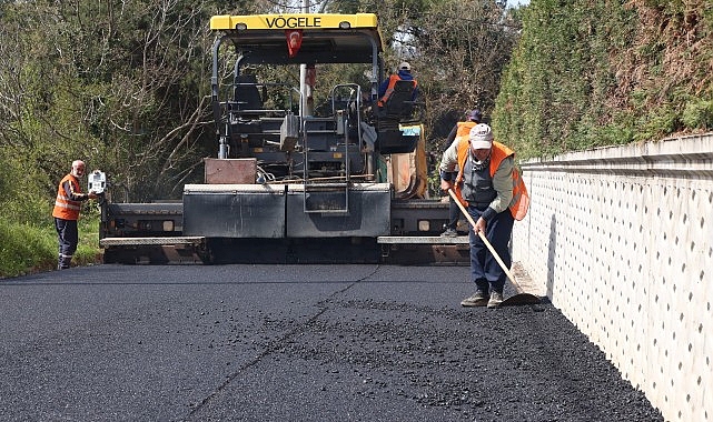 Osmangazi'de 170 Metrelik Sokaklara 220 Ton Asfalt Döküldü