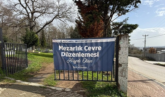 Gebze Pelitli Mezarlığı'nda 550 Metrekare Güvenlik Çiti ve Panel Uygulaması