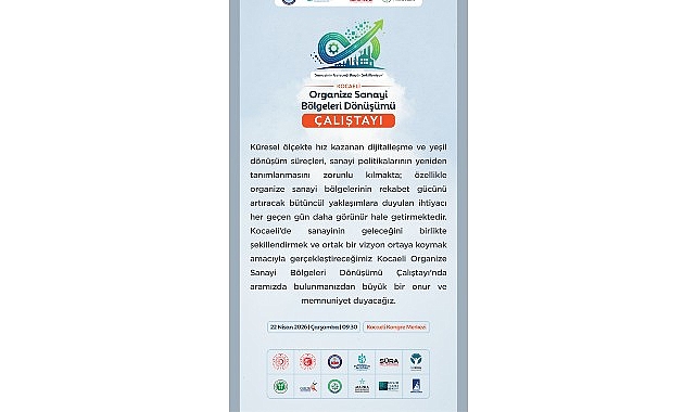 Kocaeli Sanayisi Dijital ve Yeşil Dönüşüm İçin 22 Nisan'da Masaya Yatırılıyor
