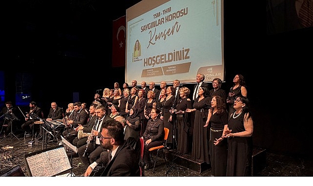 Saygınlar Korosu İkinci Konserinde Salonu Doldurdu: 65+ Yaş Sahne Aldı