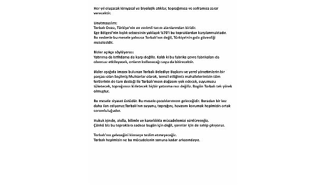 Torbalı’da 60 Muhtar Kağıt Fabrikasına Karşı Birleşti: Su Kaynakları Alarmda