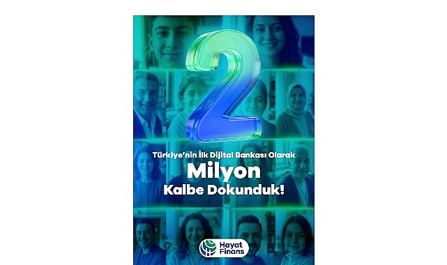 Hayat Finans 2 Milyon Kullanıcıya Ulaştı: Aktif Büyüklük 25 Milyar TL'yi Aştı