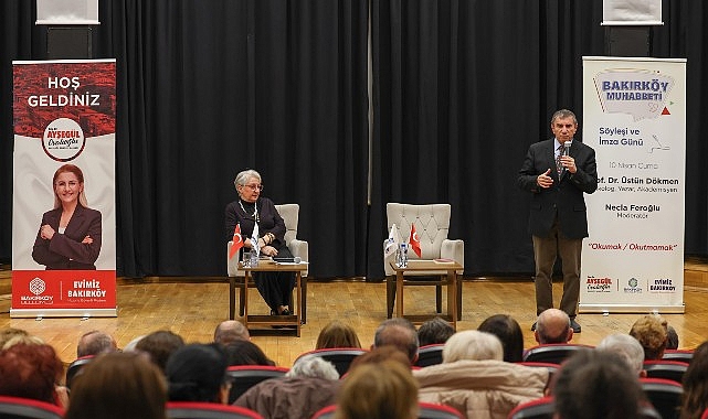 Üstün Dökmen Bakırköy'de Okuma Üzerine Söyleşi Gerçekleştirdi