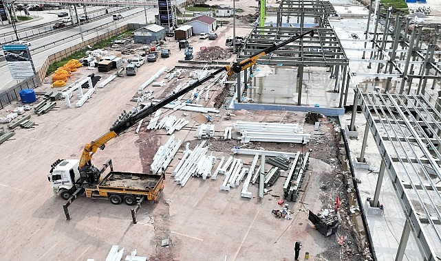 Kocaeli Sosyal Yaşam Merkezi'nde 2 Bin Ton Çelik Montajı Tamamlandı