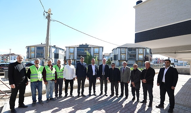 İnegöl'de 11 Sokakta 1.65 Milyon TL'lik Tretuvar Yatırımı Tamamlanıyor