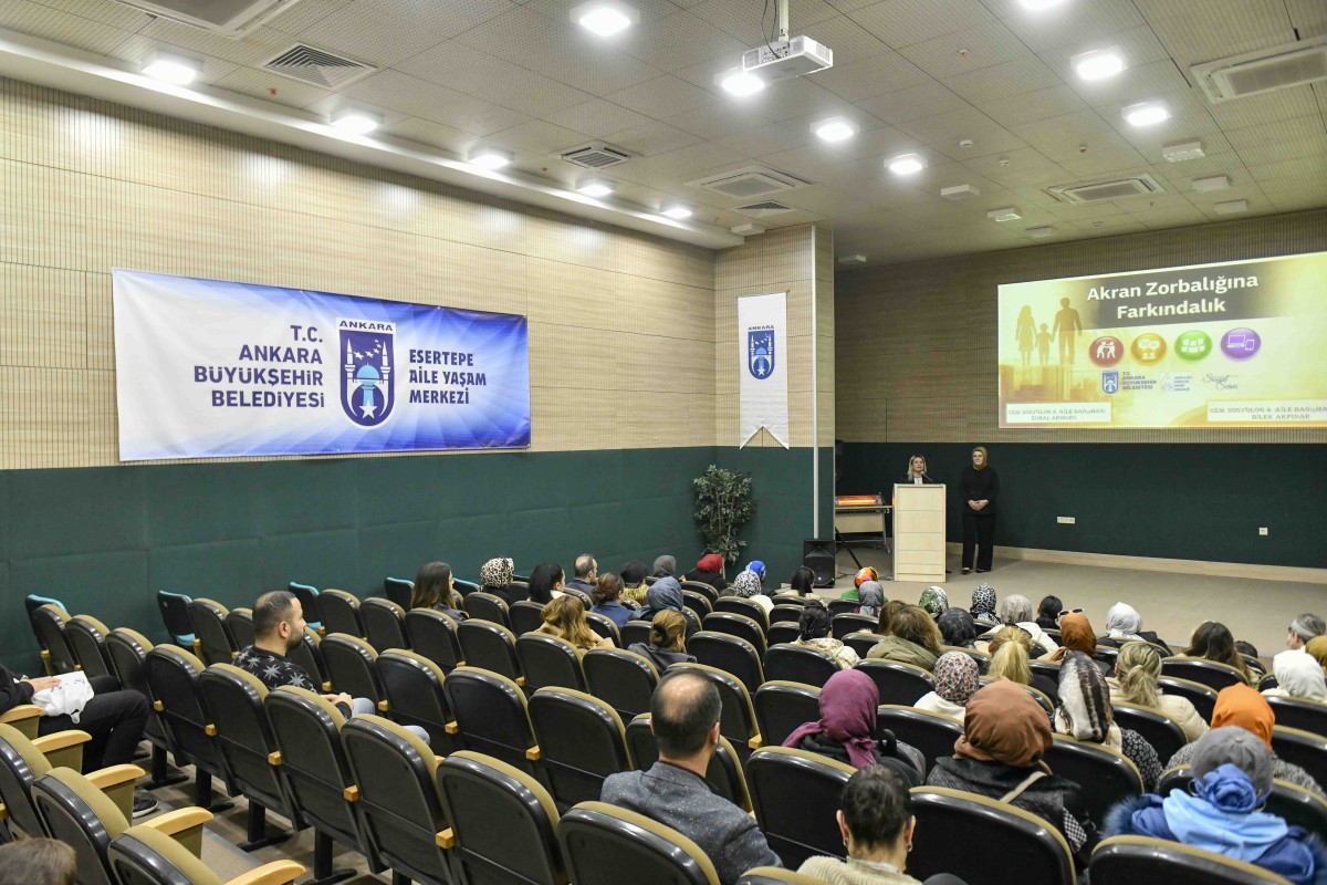 Ankara'da 70 Ebeveyn Akran Zorbalığına Karşı Bilinçlendirildi: Eğitimler Devam Ediyor