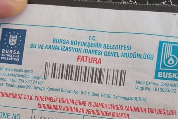 Bursa'da Su Faturalarına Rahatlama: Kademe Değişikliği ve Atık Bedeli Kaldırıldı