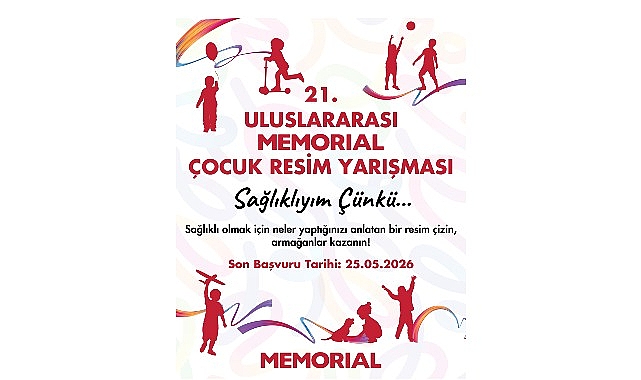 Memorial'dan Çocuklara Sanat Daveti: 21. Resim Yarışması İçin Son Başvuru 25 Mayıs