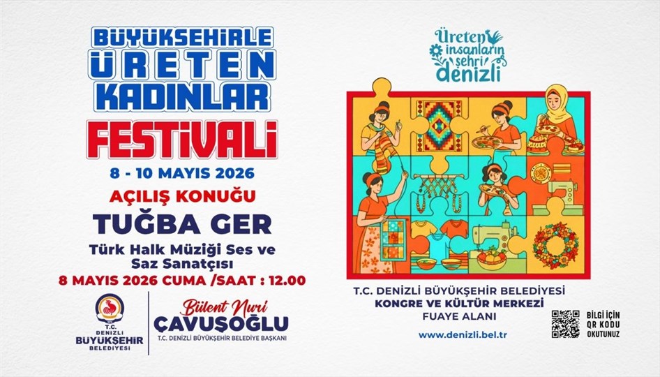 Denizli'de Kadın Emeği Festivali: 258 Ücretsiz Stantla 3 Gün Sürecek