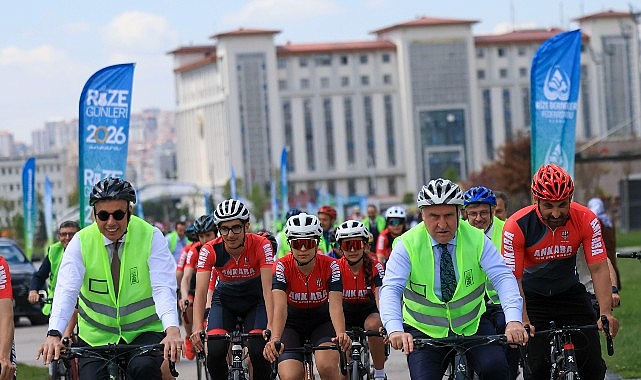 Ankara Rize Günleri'nde Bisiklet Turu: Sağlıklı Yaşam İçin Pedal Çevrildi