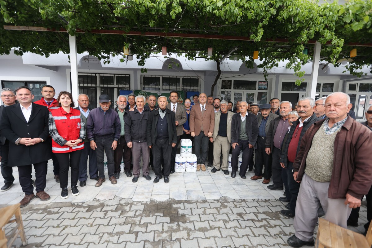 Muğla'da Çam Fıstığı Üreticisine Kekik Bazlı Doğal İlaç Desteği