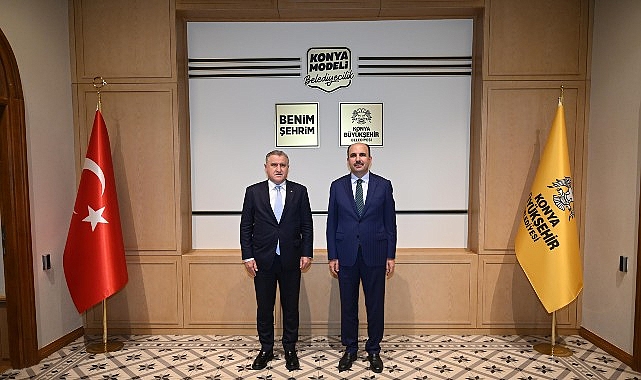 Bakan Bak ve AK Parti'li Büyükgümüş, Konya'da Başkan Altay'ı Ziyaret Etti