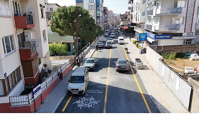 Söke Fatih Caddesi'nde Sıcak Asfalt ve Kaldırım Yenileme Tamamlandı
