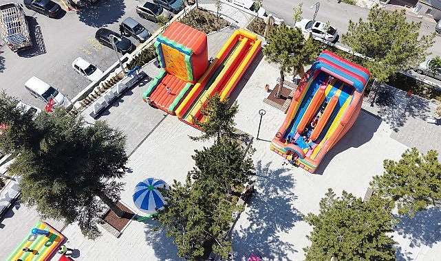 Haymana'da İlk Kez Şişme Oyun Parkı: Başkan Koç Çocuklara Verdiği Sözü Tuttu