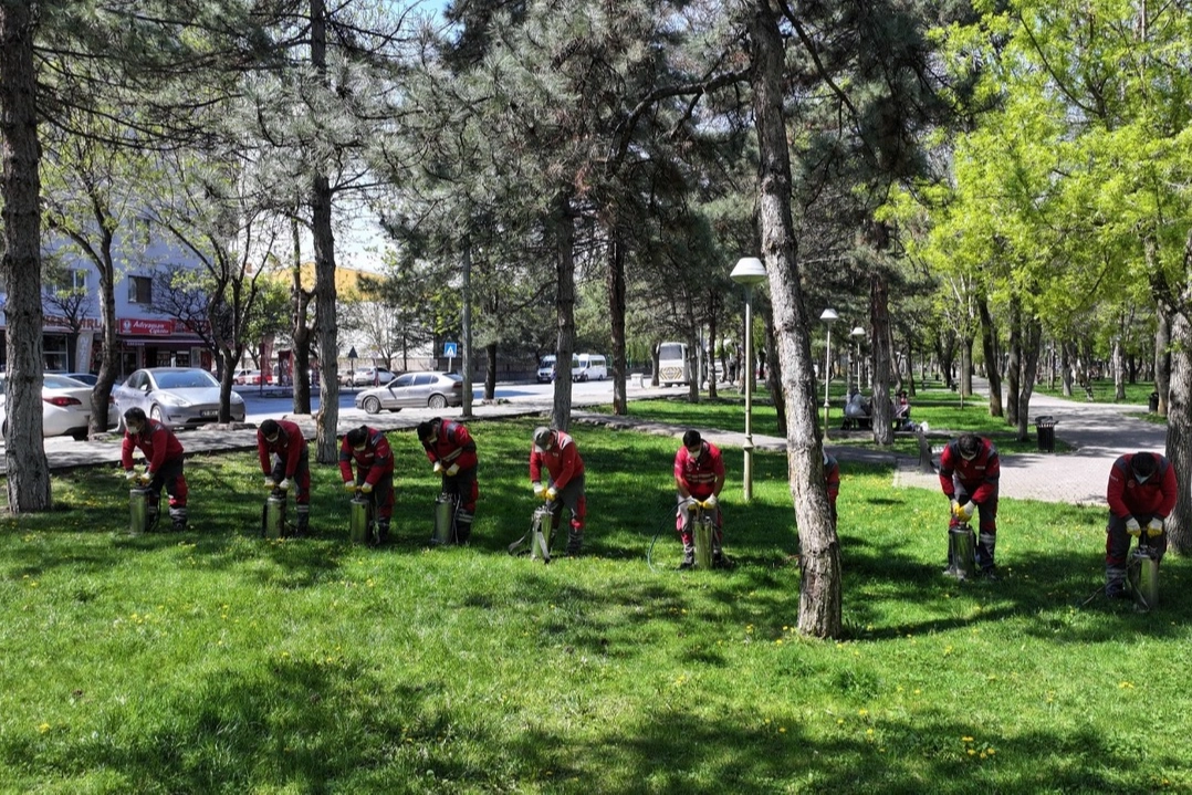 Kocasinan'da Yaz Öncesi Haşere İlaçlama Seferberliği Başladı