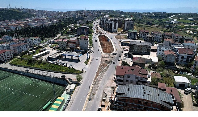 Darıca'da trafiğe nefes aldıracak kavşak düzenlemesinde sona yaklaşıldı