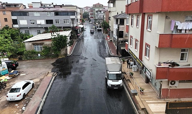 Darıca Mevlana Caddesi'nde 2 Bin 170 Ton Asfaltla Üstyapı Yenilendi