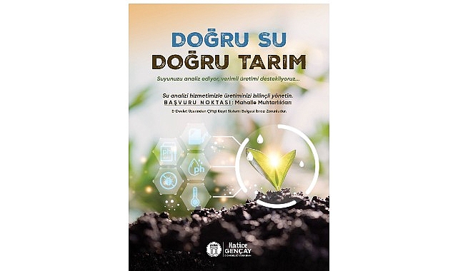 Didim Belediyesi Çiftçilere Su Analizi Desteği Başlattı
