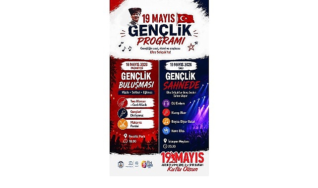 Efes Selçuk'ta 19 Mayıs coşkusu iki gün sürecek gençlik programıyla kutlanacak