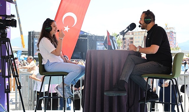 EnFest'te Doğancan Özadlı Gençlerle Podcast Stüdyosunda Buluştu