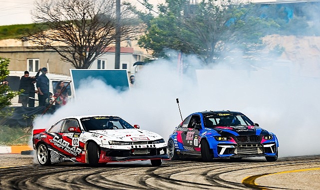 Gazi Pisti'nde Nefes Kesen Drift Yarışı: Çağlar Küçükdumlu Zirvede