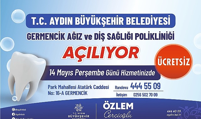 Germencik'te Ücretsiz Diş Polikliniği Açılıyor: 4. Sağlık Yatırımı Hizmete Giriyor