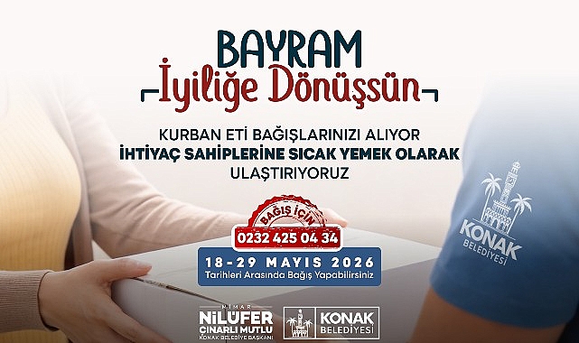 Konak'ta bayram dayanışması bu yıl da sürüyor: Bağışlar ihtiyaç sahiplerine ulaşacak